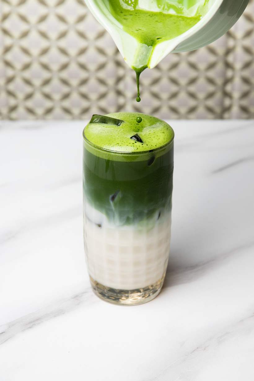 Matcha drinks bij City Lunch